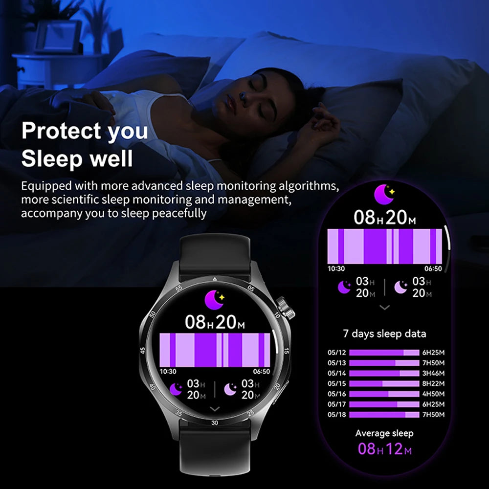 For Huawei Watch GT5 PRO  Bluetooth Call Smart Watch Men Outdoor GPS Fitness Health Monitoring Watch 2025 New Smartwatch