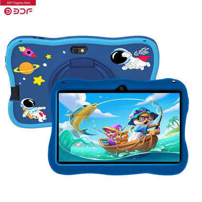 7 Inch Kid Tablet 4GB RAM 64GB ROM Android 13 Wi-Fi Battery Dual Camera Children's Gift Kids Software