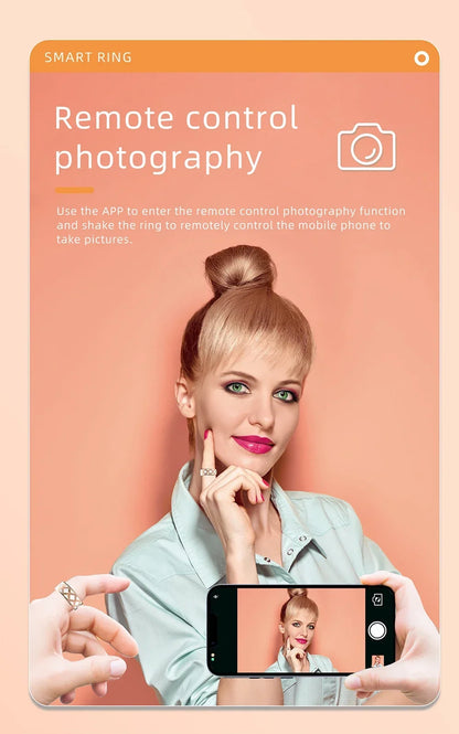 Smart Ring with Charging Box for Heart Rate Blood Oxygen Sleep Monitoring Multi Sport Tacking Modes IP68 Waterproof Smart Rings