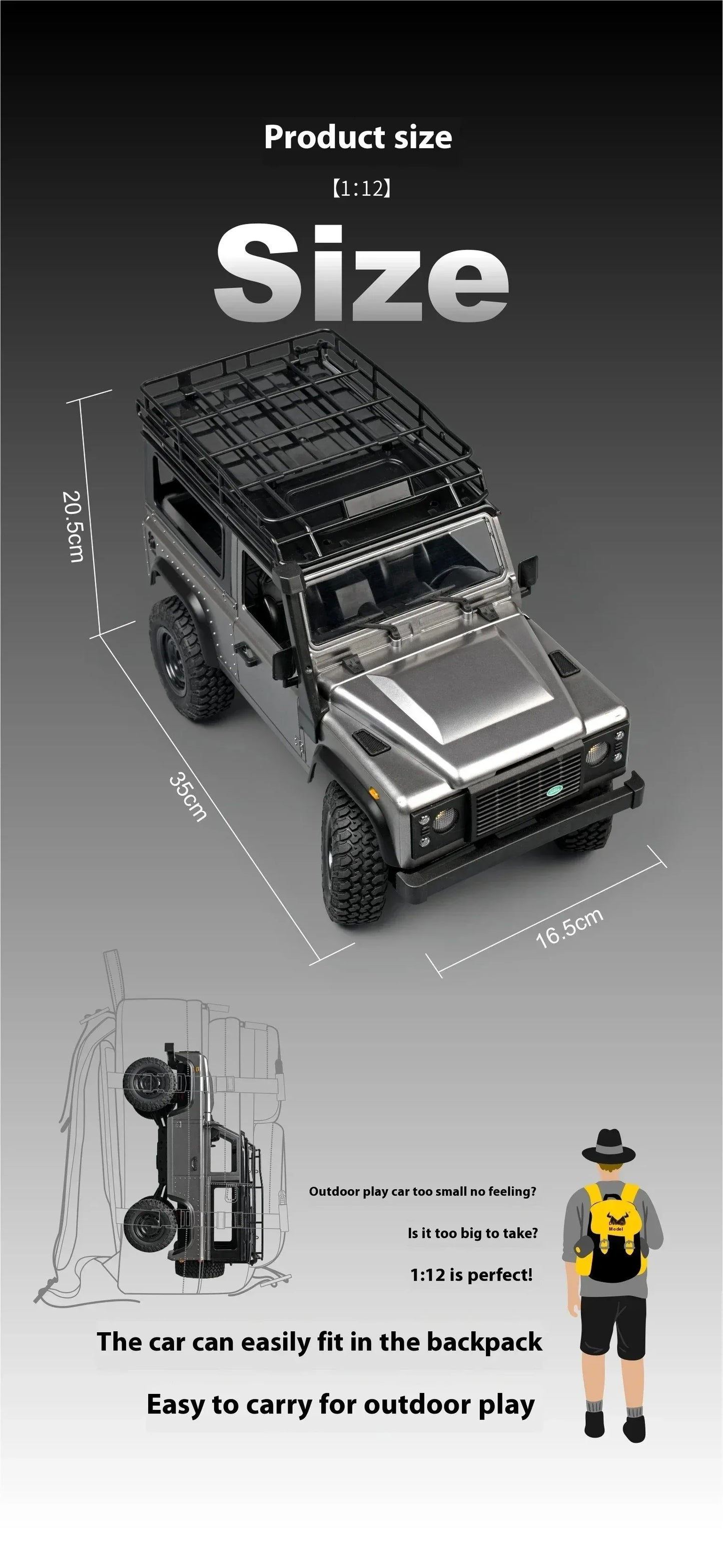 Official Licensed 1/12 4WD Off-Road RC Car MN98 Mn99S 2.4G Remote Control SUV Version Electric Climbing Car Model Toys for Kids