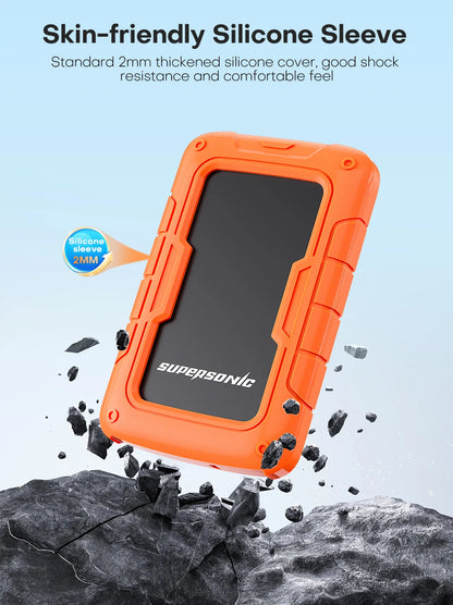 Supersonic Portable Hard Drive PHDD USB 3.0 1TB 500G 2.5 Inch External SSD Hard Disk For Laptop Computer Smart TV PS4