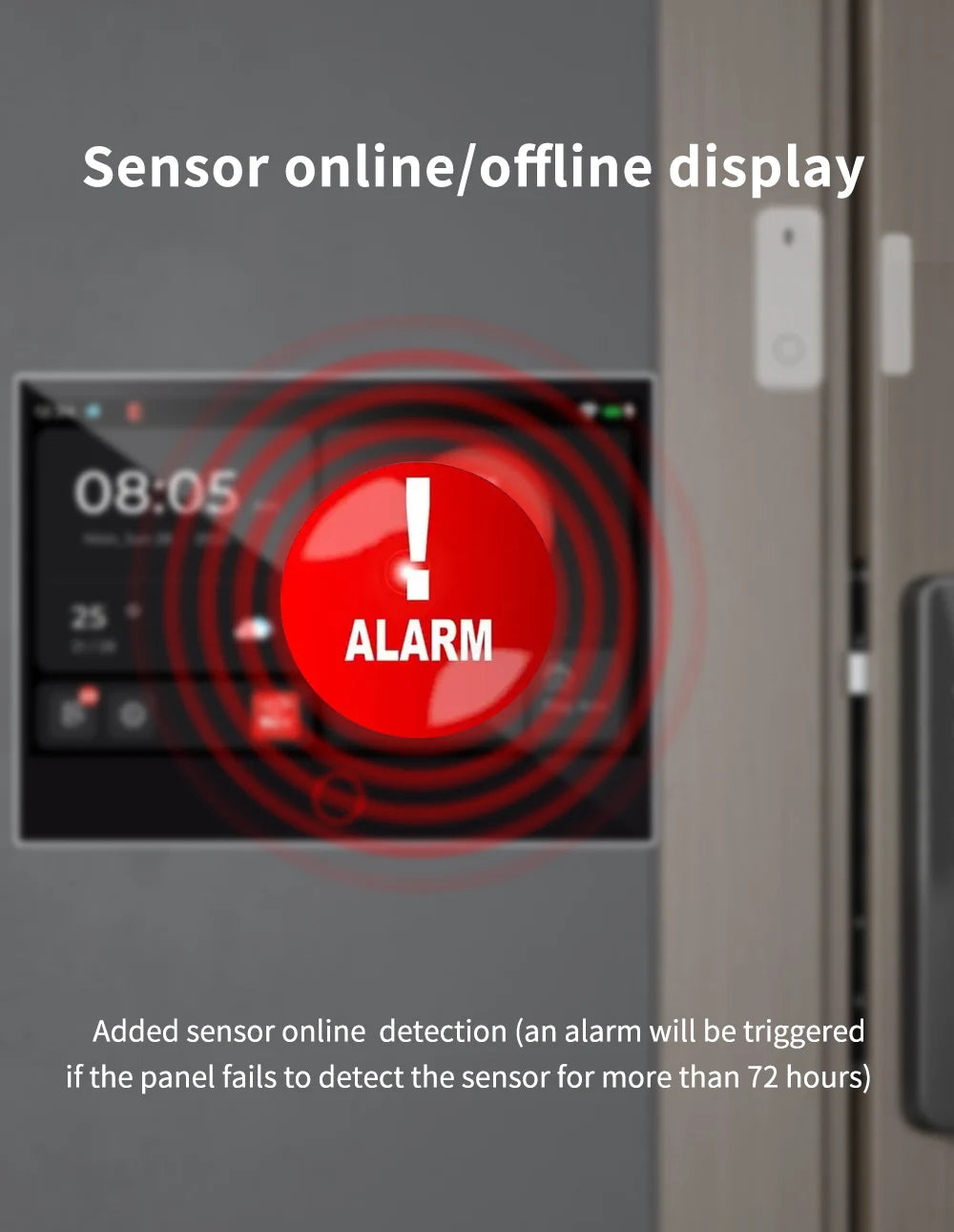 KERUI G70 4G Alarm Security System 7-inch Large IPS Touch Screen Home Alarm for House Security Protection Alexa Tuya Smart APP