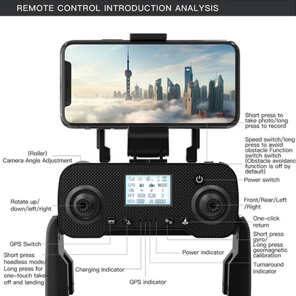 Drone GPS 8K L200 PRO MAX Professional 2-Axis PTZ HD Dual Camera 5G WIFI FPV 360° Laser Obstacle Avoidance Brushless Motor Dron