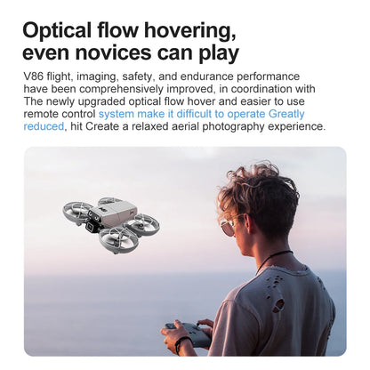 Xiaomi V86 Mini RC Drone 8K Aerial HD Intelligent Obstacle Avoidance Screen Remote Control Brushless Power GPS Helicopeter UAV