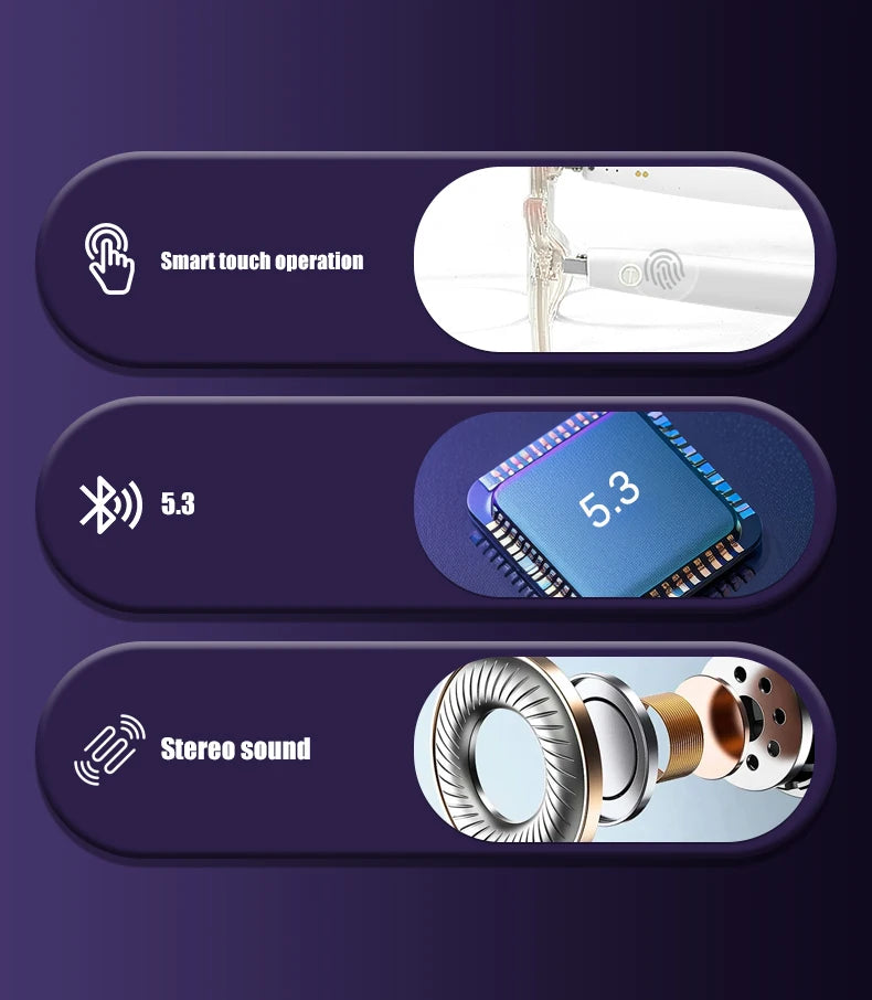 Smart Glasses Listenable Songs, Wireless Headphone Glasses, Shades for Women & Men, 3in1 Smart Glasses that Play Music 