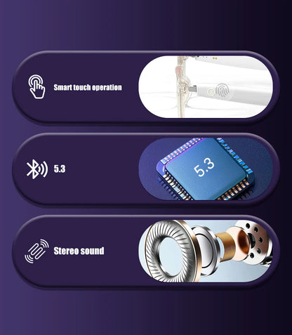 Smart Glasses Listenable Songs, Wireless Headphone Glasses, Shades for Women & Men, 3in1 Smart Glasses that Play Music 