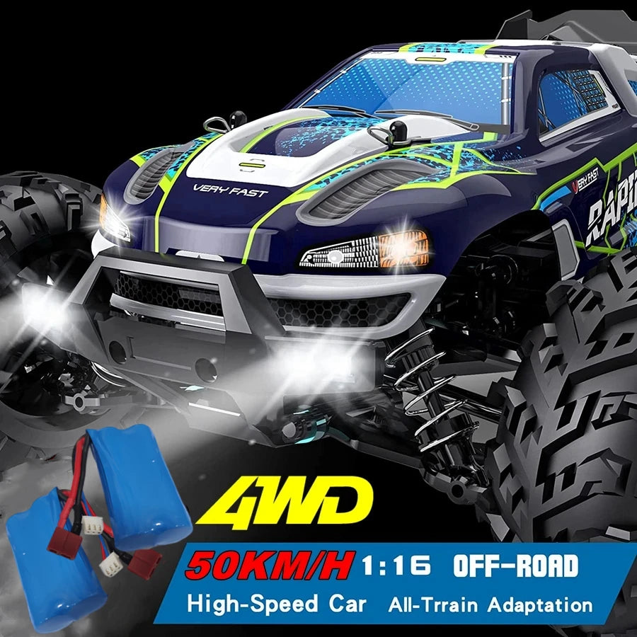 4WD Remote Control Car Off Road 4x4 RC High Speed Buggy Truck Super Brushless 50 or 80KM/H Fast Drift Racing Toy Kids Adults