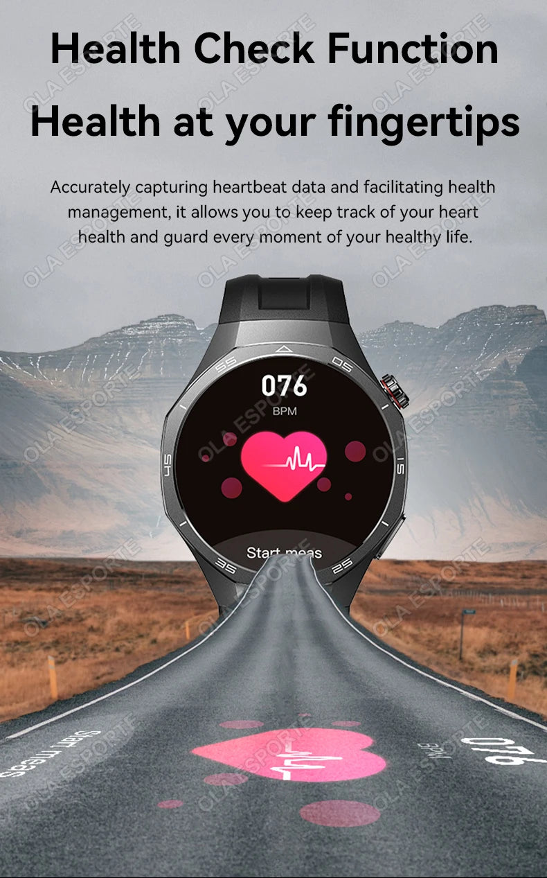 Men Women SmartWatch 2025 New 1.51 HD Screen 450Mah Fitness Track Heart Rate Sleep Gps Tracker Smart Watch Sport IP68 Waterproof
