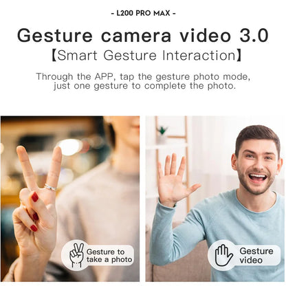 Drone GPS 8K L200 PRO MAX Professional 2-Axis PTZ HD Dual Camera 5G WIFI FPV 360° Laser Obstacle Avoidance Brushless Motor Dron