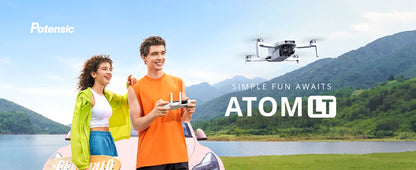 Potensic 2024 ATOM LT Single Axis Gimbal 2.5K Camera EIS GPS Drones Professional Under 249g Max 4-KM for Adults and Beginners