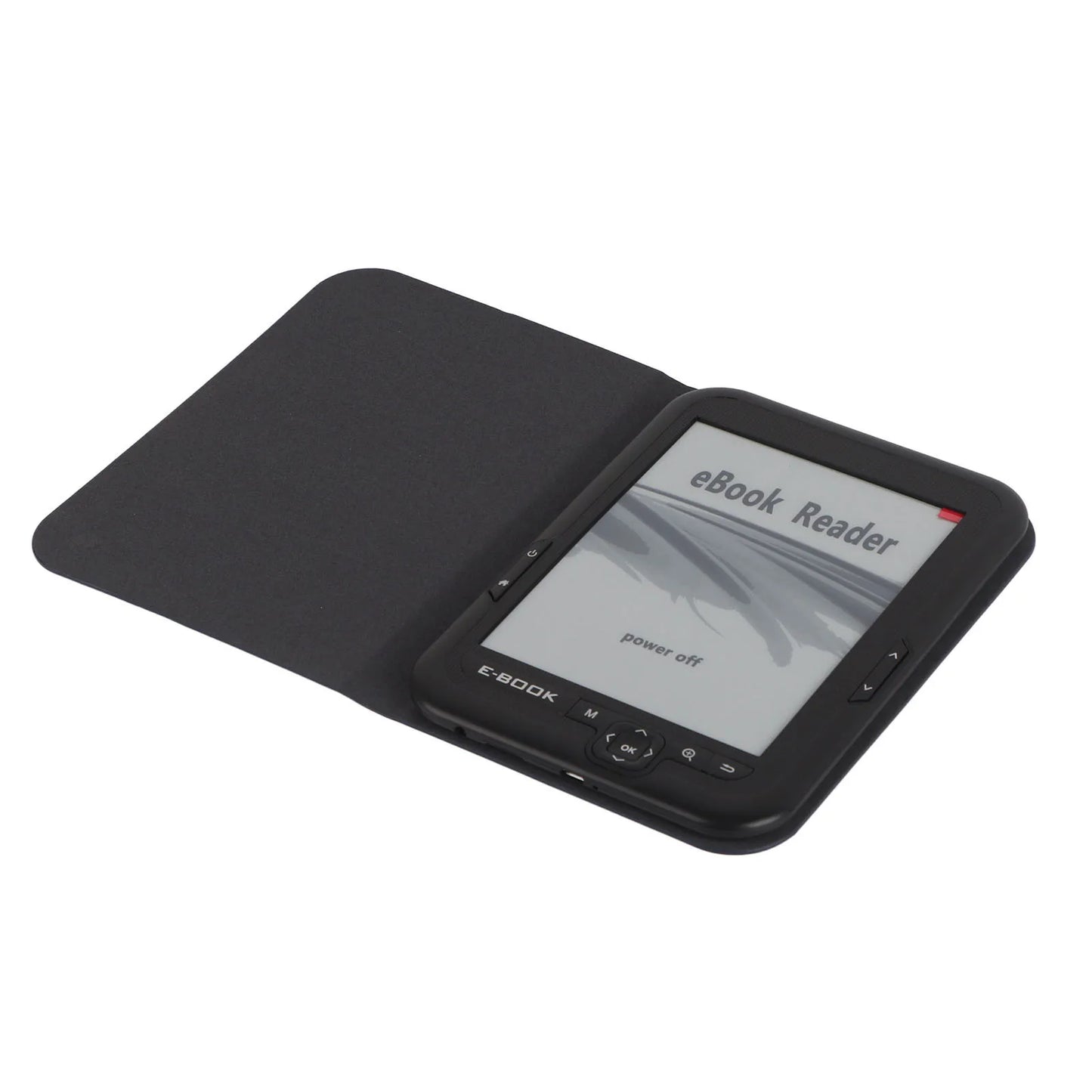 EBOOK Reader EInk 6 Inch Ereader 600 X 800 Resolution Display 300DPI Blue Cover (Black 8G)