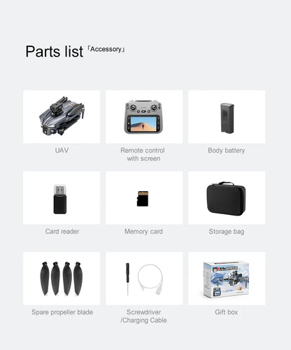 2025 K18 Max Airdrop GPS Drone 5G Screen Control Dual Camera Obstacle Avoidance 8K Aerial Photography Brushless Quadrotor Toy