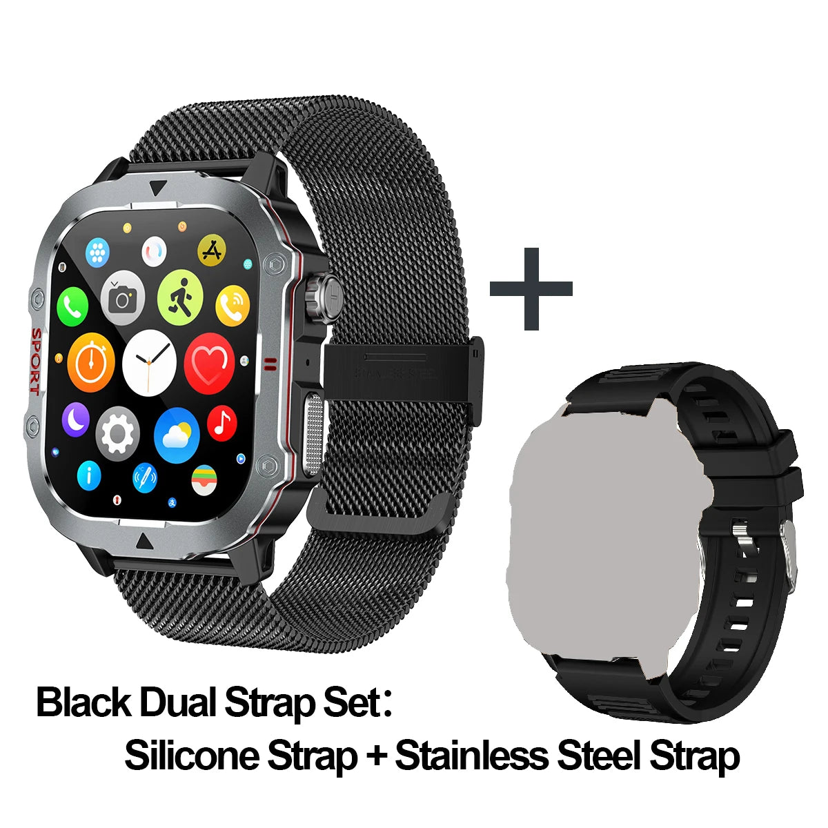 Smart Watch, Supports Answering Phone, 100+ Sports Mode, Sleep Tracking, Suitable for Men and Women, Compatible with iPhone and