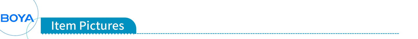 BOYA BOYAMIC Professional Wireless Lavalier Lapel Microphone for iPhone Android Camera Youtube Streaming Record Interview Vlogs