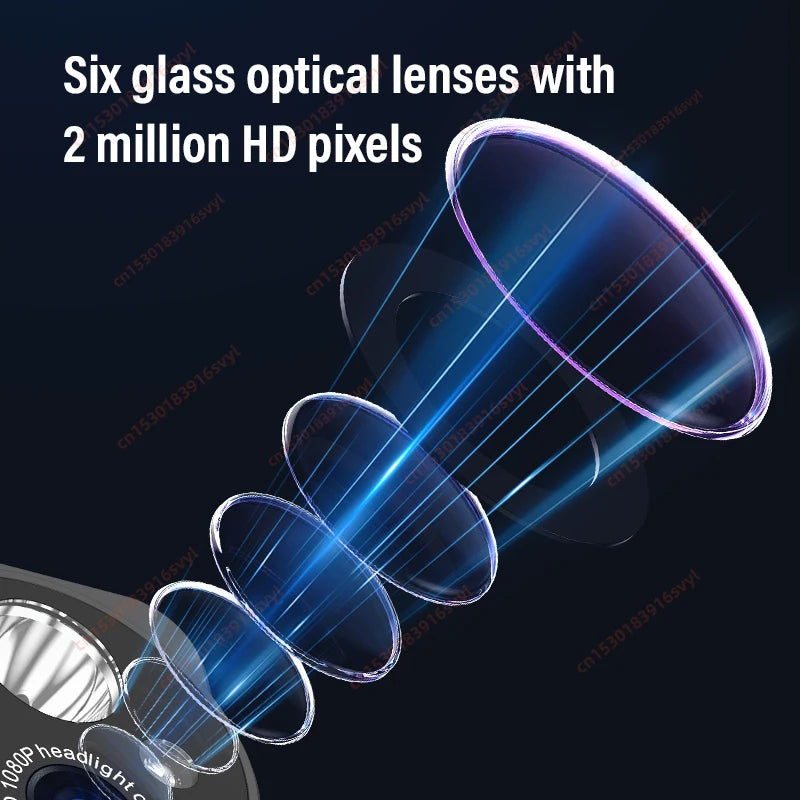 Action Camera Headlight First Perspective 2MP Sports Camera Smart Wave Hand Induction Video Recorder Built-in Battery Action Cam