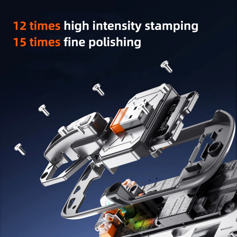 Full of technological sense! Translucent wireless mouse with multi-mode connection and metal roller.