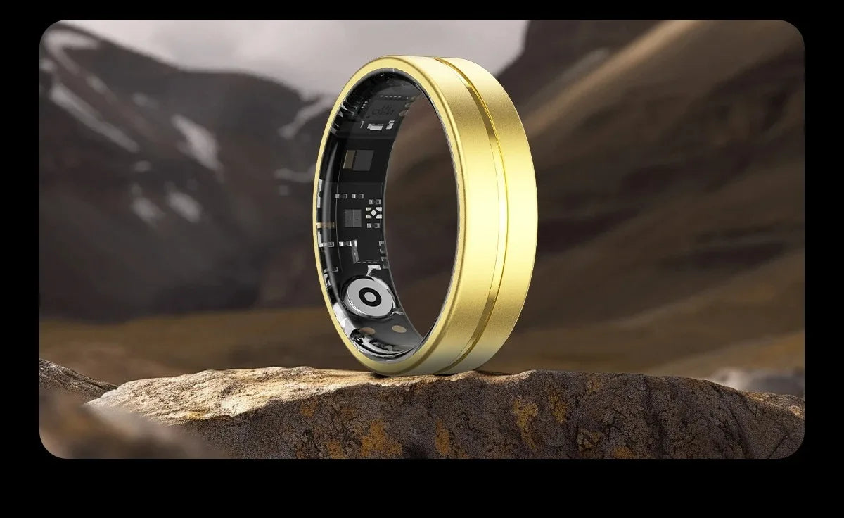 Smart Health Ring Comprehensive Monitoring Elegant Design Multi-Functional Sports Tracker IP68 Waterproof Rings for Women Men