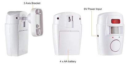Home Smart Wireless Home Security PIR Alert Infrared Sensor Alarm system Anti-theft Motion Detector Alarm 105DB Siren