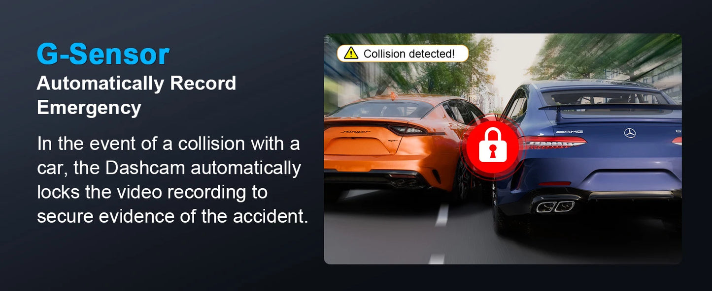 Dash Cam Cars 4K Front and Rear Camera Car Dvr WIFI GPS Car Camera for Vehicle Video Recorder Rear View Camera Parking Monitor