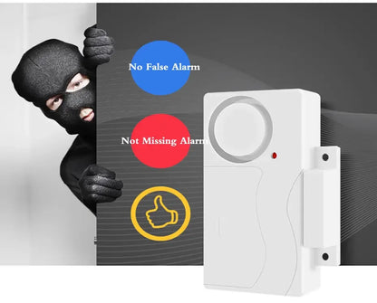 Camaroca Door Window Entry Security Wireless Remote Control Burglar Alarm Magnetic Sensor Alert System Security Protection
