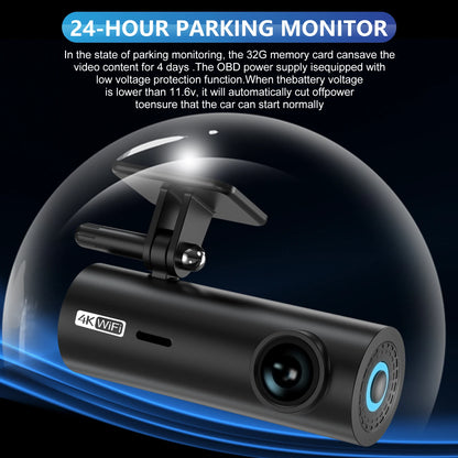 Dash Cam 4K Wifi Camera for Car Dashcam 24h Parking Monitor Dvr Para Coche Mini Kamera Samochodowa Rejestrator Video Registrator