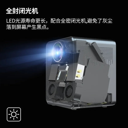 LCD Projector T03 Android Portable 4K Projector Home 1080P Projector