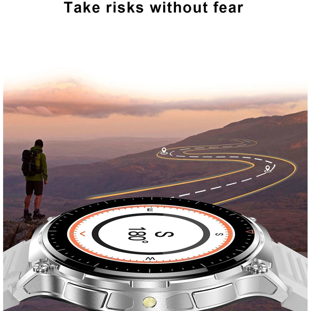 GPS NFC Compass Watch For HUAWEI GT5 Pro Smart Watch Men Altitude Bluetooth Call GPS HD 360*360 Screen Motion Tracking Watch