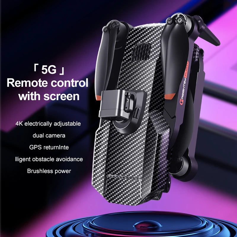 New K918 Drone GPS 8K Professional HD 360° Dual Cameras 5G WIFI Brushless Motors Obstacle Avoidance Foldable Quadcopter