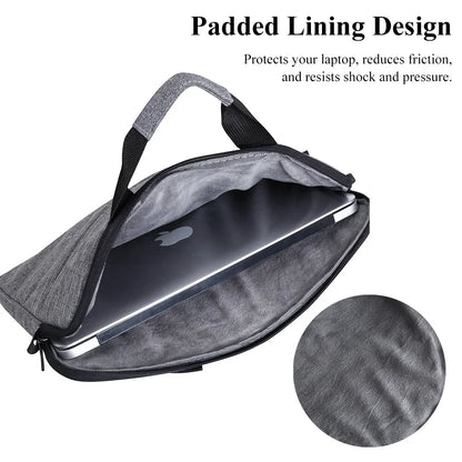 Laptop Bags Carrying Case for 13-15 inch Laptop and Tablet Shoulder Strap Durable Water-Repellent Fabric Business Casual School