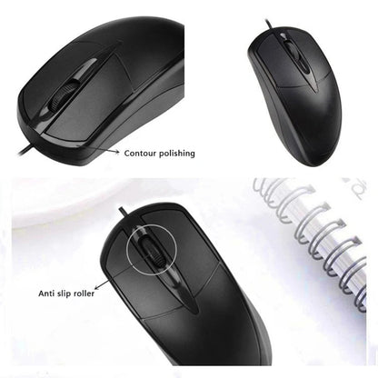 Hot Selling Neutral Wired Mouse 2.4Ghz With USB Cable Ergonomic Ultrathin Mice For PC Laptop Business Computer Office Mouse 1.2m