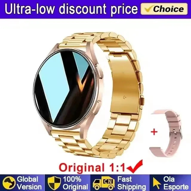 Smartwatch Women Watch 6 Health Monitoring Watch Waterproof Voice Assistant Bluetooth Call Smart Watch 2025 New