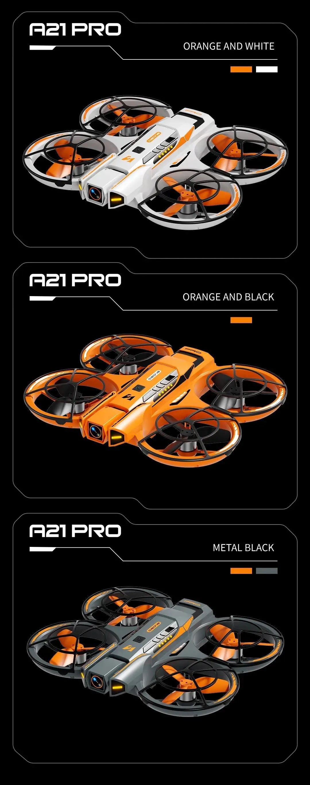 For Xiaomi New A21 Pro Mini Drone 4K Professional 8K HD Camera with Screen RC Dron Brushless Motor Obstacle Avoidance Quadcopter