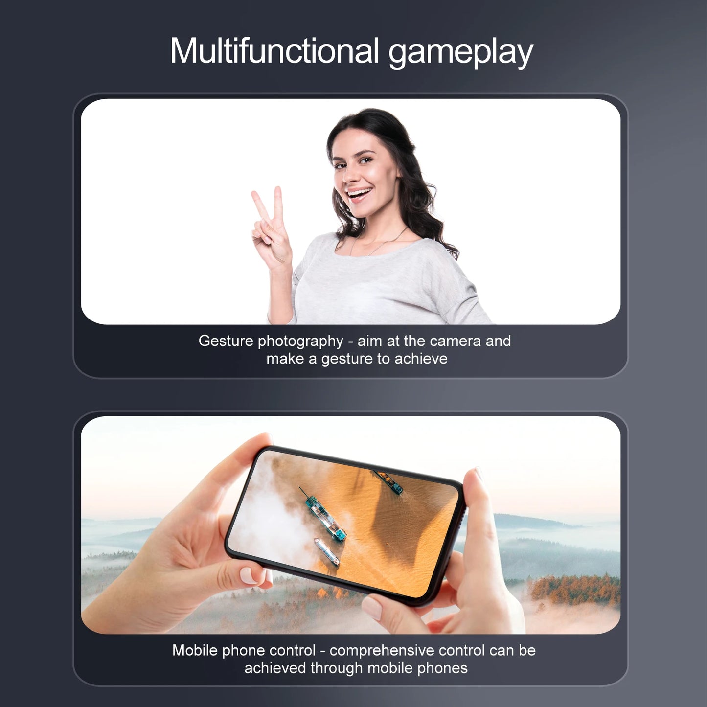 Professional S119 Drone 8K With Dual Camera 5G WIFI Smart Obstacle Avoidance FPV Brushless Motor RC Quadcopter Mini Dron