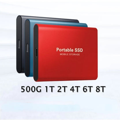 SSD High Speed Mobile Solid State Drive 16TB 8TB 2TB USB3.1 Portable Mobile Hard Drive