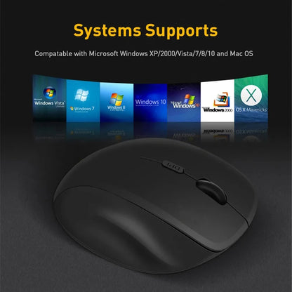 Wireless Mouse Ergonomic Computer Mouse PC Optical Mause with USB Receiver 6 buttons 2.4Ghz Wireless Mice 1600 DPI For Laptop