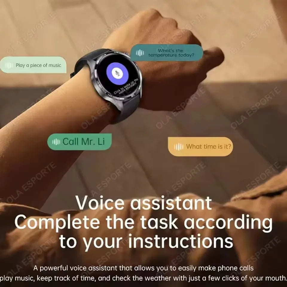 Men Women SmartWatch 2025 New 1.51 HD Screen 450Mah Fitness Track Heart Rate Sleep Gps Tracker Smart Watch Sport IP68 Waterproof