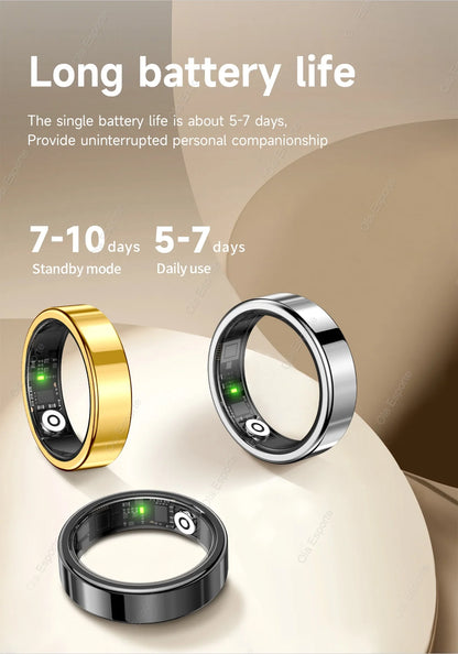 R09 Smart Ring 2025 Gesture control Sleep Health Monitor Bluetooth Rings IP68 Waterproof Sports Modes Smartring Men Women gifts