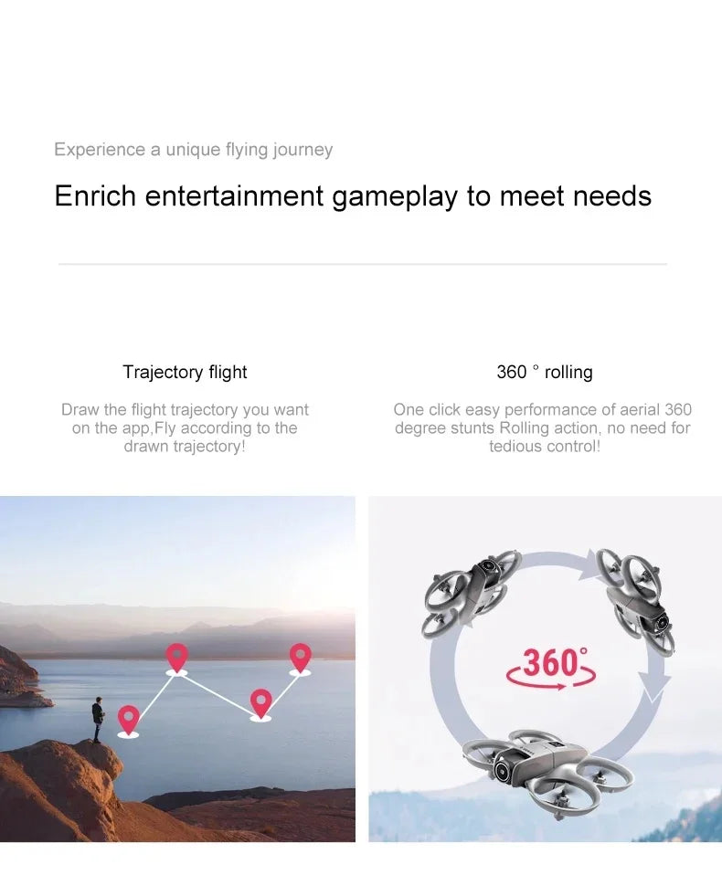 XIAOMI D16 Mini Drone 8K HD Dual Camera Profesional 180° Electric Adjustable GPS Positioning Obstacle avoidance Bushless UAV