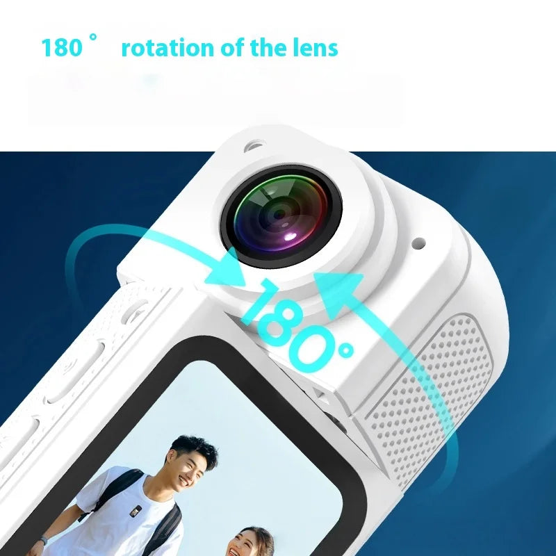 New Thumb Sport Camera New S70 Rotating Camera Portable Outdoor Magnetic Long Range Essential For Bloggers Gift Memory Cycling