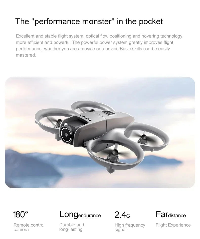 XIAOMI D16 Mini Drone 8K HD Dual Camera Profesional 180° Electric Adjustable GPS Positioning Obstacle avoidance Bushless UAV