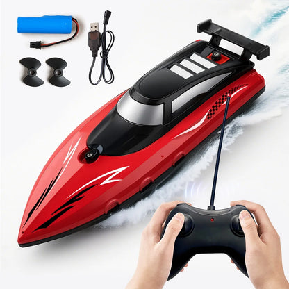 High Speed Remote Control Boat | Dual Motor Waterproof - Boy Toys