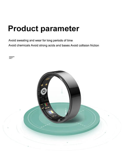 2025 smart ring for women,Sleep, Heart Rate,Oxygen Monitor, 5ATM Waterproof,Bluetooth TK5 sports rings for men,Holiday Gift