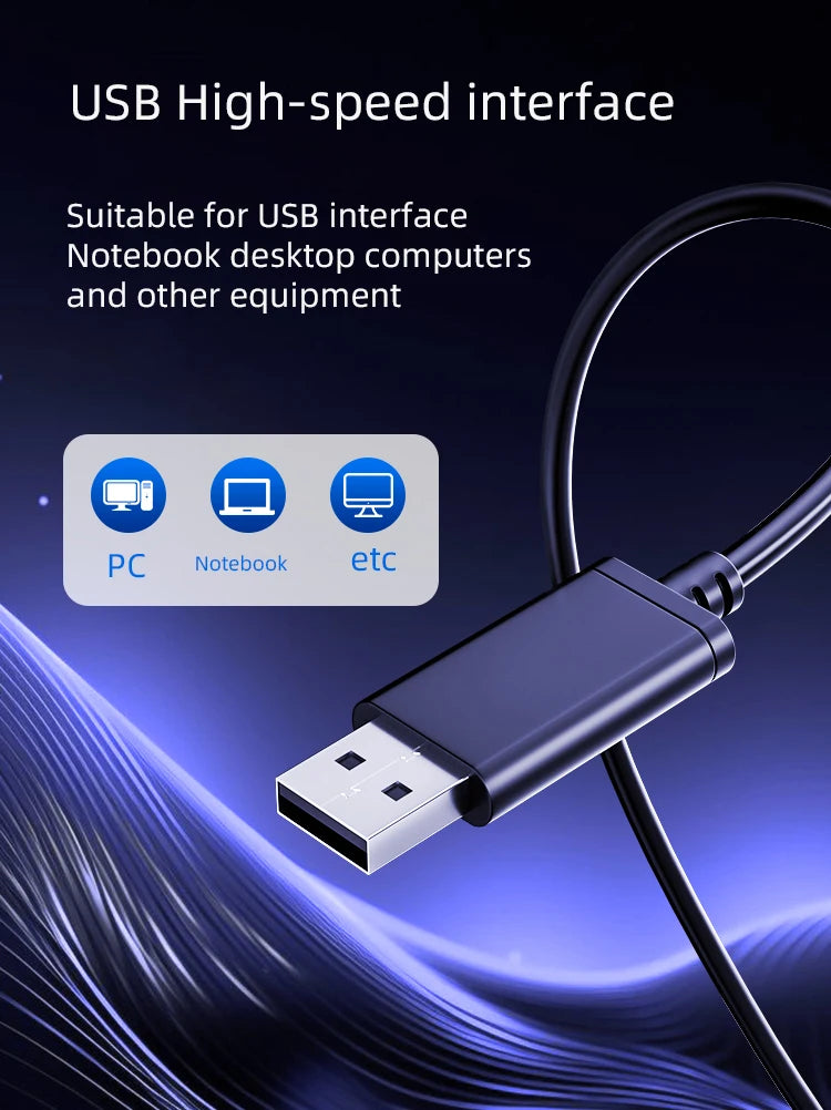 Goldpo G20 Gaming Headphones For PC/PS4/PS5 7.1 Surround RGB Gaming Headset Gamer USB Wired Headphones with Noise Cancelling Mic