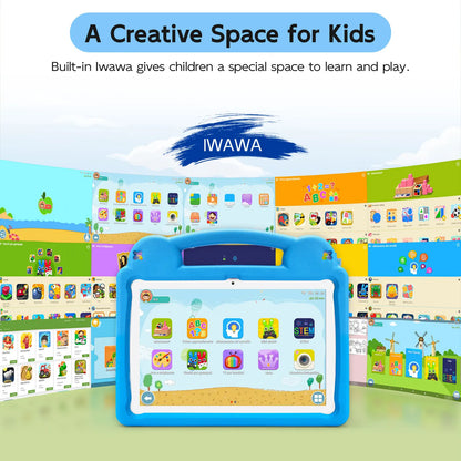 ANRY Kids Tablet 10.1inch Tablet Android 15 8GB(4+4 Expand) RAM 64GB ROM with Octa-Core 5000mAh Tablette 2025 Children's Gifts