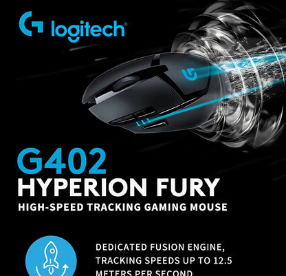 Logitech (G) G402 gaming mouse wired mouse e-sports mechanical macro programming mouse CSGO eating chicken computer competitive
