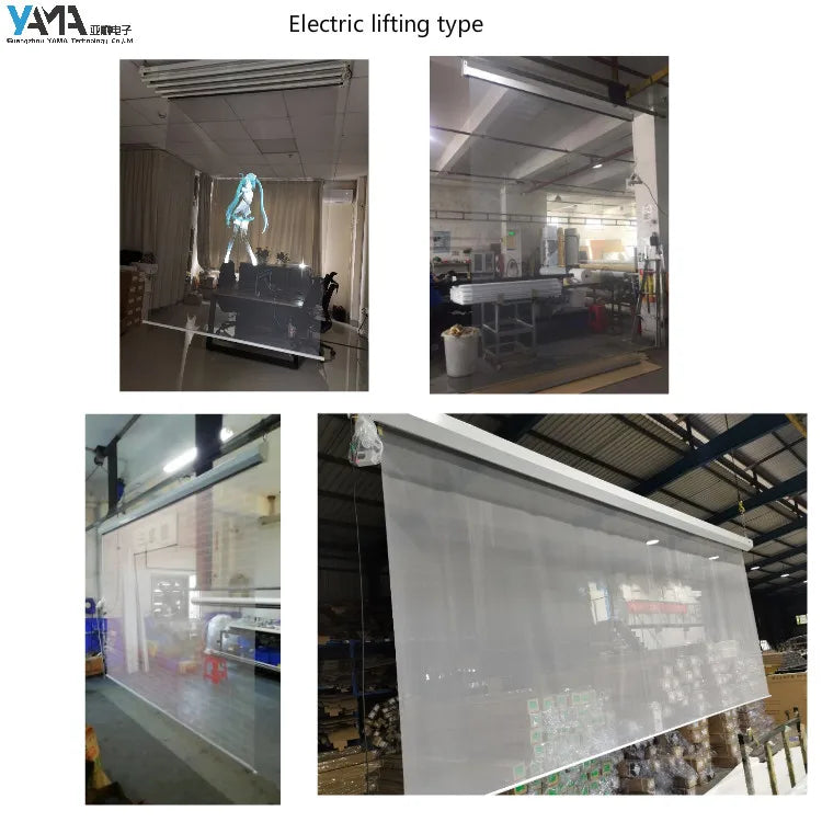 Hologram Projector Projection Screen Holographic Mesh Projection Screen