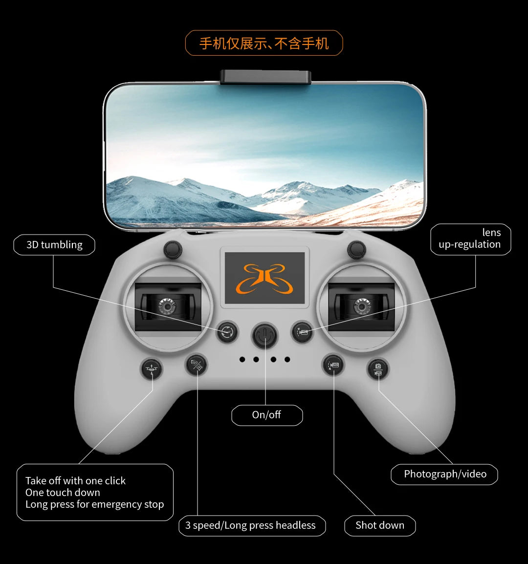 Xiaomi A21 Pro Drone Professional 4K Aerial Avoiding Obstacle Drone FPV Remote Control Brushless Mecha Design Optical Flow Drone