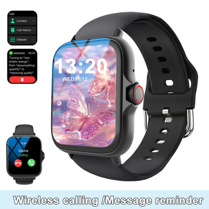 Smart watch, wireless calling /dial, Various APP Reminders,Suitable for men and women, sports watches，for iPhone/Andriod