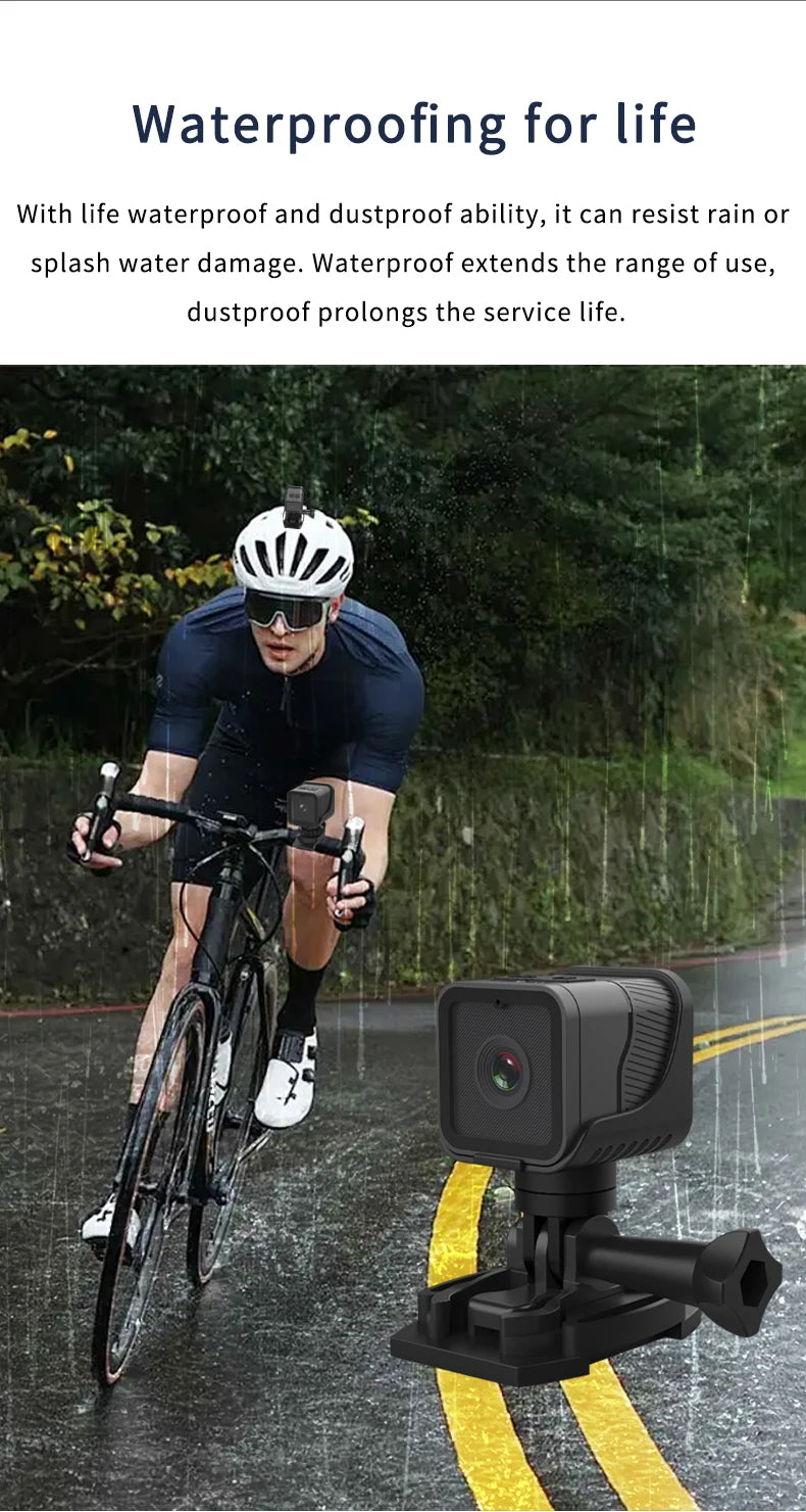 Mini Sport DV Action Camera HD 1080P Bike Motorcycle Helmet Camera Outdoor Video DVR Audio Recorder Dash Cam for Car Bicycle