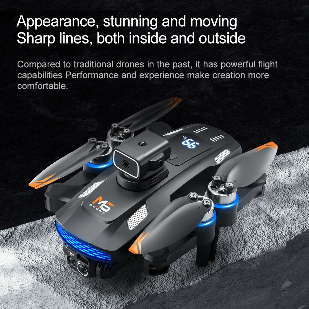 Xiaomi M6 Drone 8K Professional Aerial HD Camera 5G WIFI Intelligent Obstacle Avoidance With Screen Remote Control Drone Toys